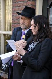 Stolpersteenlegging vrijdag 3 mei 2013. Foto’s Willy Gelinck.