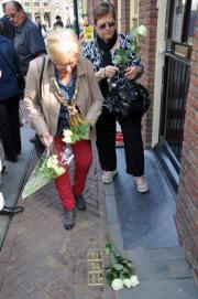 Stolpersteenlegging vrijdag 3 mei 2013. Foto’s Willy Gelinck.