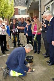 Stolpersteenlegging vrijdag 3 mei 2013. Foto’s Willy Gelinck.