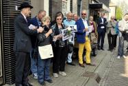 Stolpersteenlegging vrijdag 3 mei 2013. Foto’s Willy Gelinck.