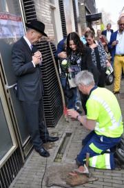 Stolpersteenlegging vrijdag 3 mei 2013. Foto’s Willy Gelinck.