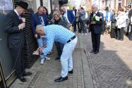 Stolpersteenlegging vrijdag 3 mei 2013. Foto’s Willy Gelinck.