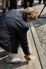 Stolpersteenlegging vrijdag 3 mei 2013. Foto’s Willy Gelinck.