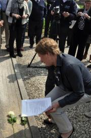 Stolpersteenlegging vrijdag 3 mei 2013. Foto’s Willy Gelinck.