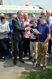 Stolpersteenlegging vrijdag 3 mei 2013. Foto’s Willy Gelinck.