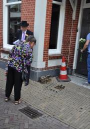Stolpersteenlegging vrijdag 24 augustus 2012. Foto’s Willy Gelinck