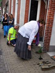 Stolpersteenlegging vrijdag 24 augustus 2012. Foto’s Willy Gelinck