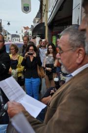 Stolpersteenlegging vrijdag 24 augustus 2012. Foto’s Willy Gelinck