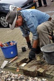Stolpersteenlegging vrijdag 24 augustus 2012. Foto’s Willy Gelinck
