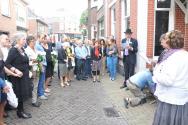 Stolpersteenlegging vrijdag 24 augustus 2012. Foto’s Peter Konings.