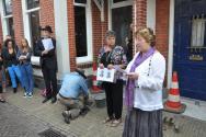 Stolpersteenlegging vrijdag 24 augustus 2012. Foto’s Peter Konings.