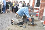Stolpersteenlegging vrijdag 24 augustus 2012. Foto’s Peter Konings.