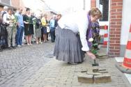 Stolpersteenlegging vrijdag 24 augustus 2012. Foto’s Peter Konings.