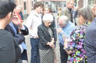 Stolpersteenlegging vrijdag 24 augustus 2012. Foto’s Peter Konings.