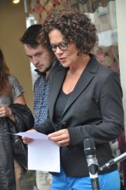 Stolpersteenlegging vrijdag 24 augustus 2012. Foto’s Peter Konings.