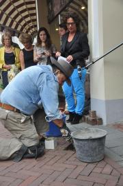 Stolpersteenlegging vrijdag 24 augustus 2012. Foto’s Peter Konings.