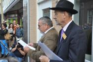 Stolpersteenlegging vrijdag 24 augustus 2012. Foto’s Peter Konings.