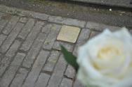Stolpersteenlegging vrijdag 24 augustus 2012. Foto’s Peter Konings.