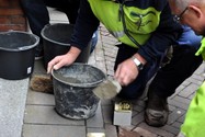 Stolpersteenlegging vrijdag 27 maart 2015. Foto’s Willy Gelinck.