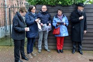 Stolpersteenlegging vrijdag 27 maart 2015. Foto’s Willy Gelinck.