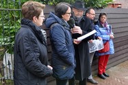 Stolpersteenlegging vrijdag 27 maart 2015. Foto’s Willy Gelinck.