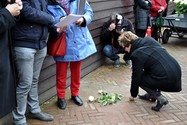 Stolpersteenlegging vrijdag 27 maart 2015. Foto’s Willy Gelinck.