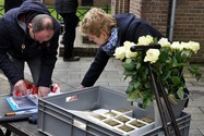 Stolpersteenlegging vrijdag 27 maart 2015. Foto’s Willy Gelinck.