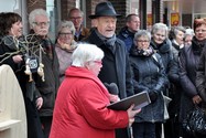 Stolpersteenlegging vrijdag 27 maart 2015. Foto’s Willy Gelinck.