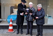 Stolpersteenlegging vrijdag 27 maart 2015. Foto’s Willy Gelinck.