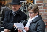Stolpersteenlegging vrijdag 27 maart 2015. Foto’s Willy Gelinck.