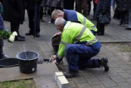 Stolpersteenlegging vrijdag 27 maart 2015. Foto’s Willy Gelinck.