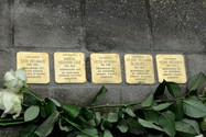 Stolpersteenlegging vrijdag 27 maart 2015. Foto’s Willy Gelinck.