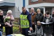 Stolpersteenlegging vrijdag 27 maart 2015. Foto’s Willy Gelinck.